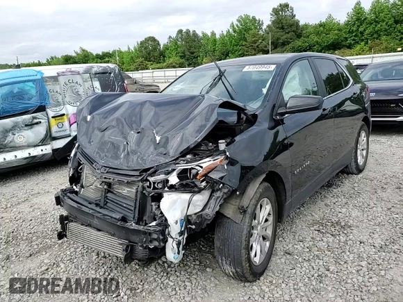 2021 Chevrolet Equinox LT with VIN 3GNAXKEV8ML312518, listed as a Copart auction lot 57049945 with Not provided miles and Salvage title. Bid and sale history available at DreamBid. Image 14.