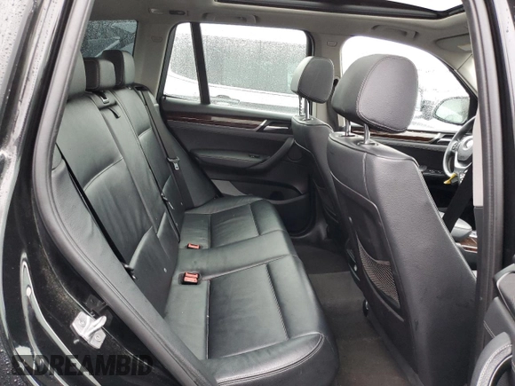 2017 BMW X3 xDrive28i with VIN 5UXWX9C58H0T04799, listed as a Copart auction lot 86836454 with 125,992 mi miles and Salvage Title. Bid and sale history available at DreamBid. Image 11.