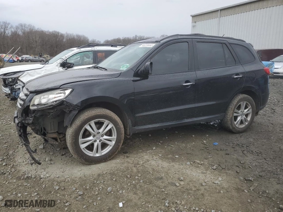2012 Hyundai Santa Fe Limited with VIN 5XYZK3AB3CG144062, listed as a Copart auction lot 46228085 with 157,528 mi miles and Salvage Title. Bid and sale history available at carsss.com. Image 1.