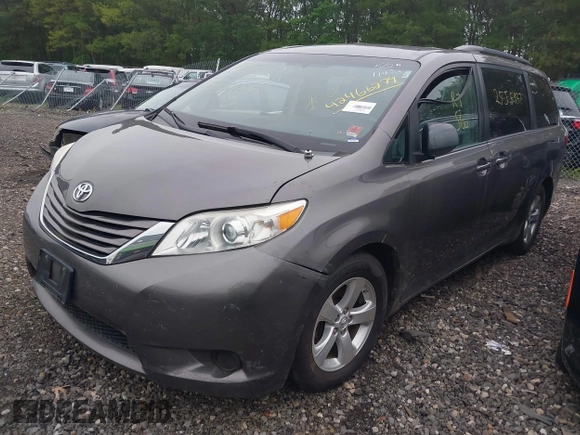 2015 Toyota Sienna LE AAS with VIN 5TDKK3DC7FS630614, listed as a IAAI auction lot 42466279 with Not provided miles and . Bid and sale history available at DreamBid. Image 2.