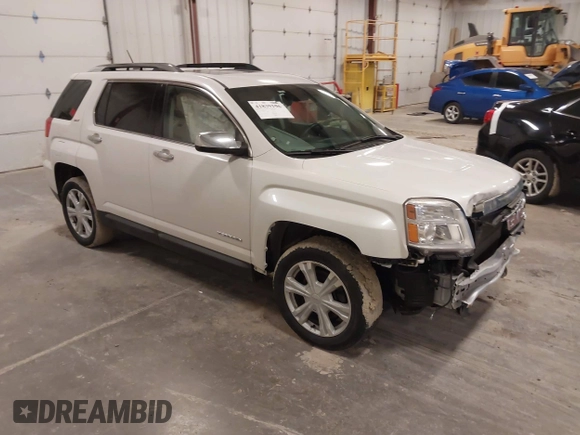 2017 GMC Terrain SLT with VIN 2GKFLUE38H6325210, listed as a IAAI auction lot 41839196 with 76,465 mi miles. Bid and sale history available at carsss.com. Image 1.