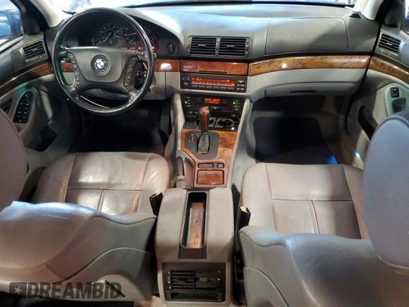 2003 BMW 5 Series 530iA with VIN WBADT63433CK32991, listed as a Copart auction lot 46461185 with 177,488 mi miles and Salvage Title. Bid and sale history available at carsss.com. Image 8.