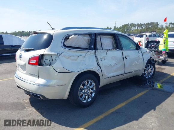 2015 Buick Enclave Leather with VIN 5GAKRBKD7FJ265254, listed as a IAAI auction lot 41935424 with 134,547 mi miles and . Bid and sale history available at DreamBid. Image 4.