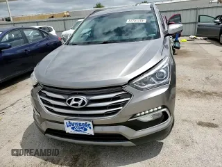 2017 Hyundai Santa Fe 2.0T with VIN 5XYZUDLA9HG437458, listed as a Copart auction lot 57751415 with 117,469 mi miles and Salvage title. Bid and sale history available at DreamBid. Image 14.