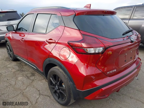 2024 Nissan Kicks SR with VIN 3N1CP5DV5RL484763, listed as a IAAI auction lot 41755882 with 15,804 mi miles. Bid and sale history available at carsss.com. Image 3.