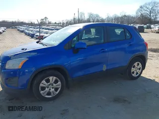 2015 Chevrolet Trax LS with VIN KL7CJKSB4FB086024, listed as a IAAI auction lot 41669572 with 124,312 mi miles. Bid and sale history available at carsss.com. Image 17.
