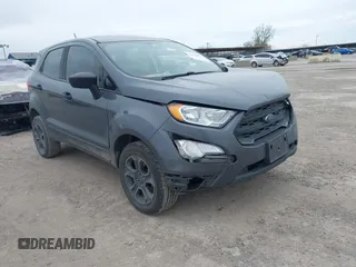 2020 Ford EcoSport S with VIN MAJ6S3FL5LC327929, listed as a IAAI auction lot 41366079 with 107,329 mi miles and . Bid and sale history available at DreamBid. Image 1.
