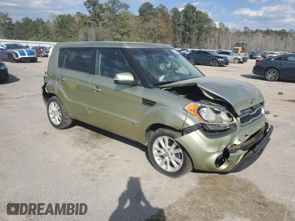 2012 Kia Soul + with VIN KNDJT2A67C7353440, listed as a Copart auction lot 50378265 with 46,719 mi miles and Salvage Title. Bid and sale history available at DreamBid. Image 4.