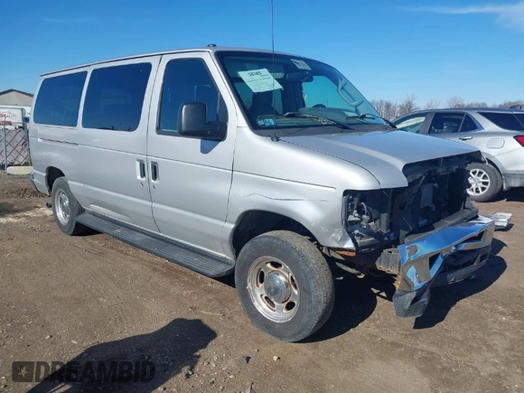 2011 Ford Econoline Passenger XL with VIN 1FMNE1BL8BDB06238, listed as a IAAI auction lot 41787204 with 142,446 mi miles and . Bid and sale history available at DreamBid. Image 1.