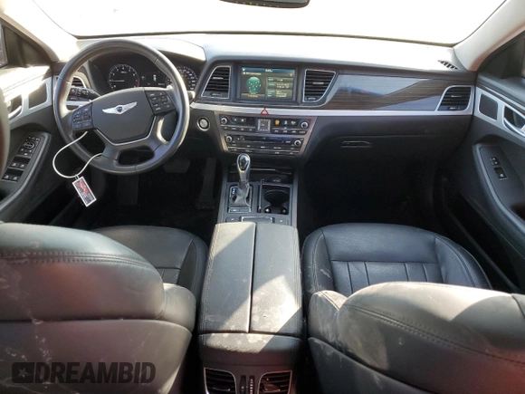 2015 Hyundai Genesis 3.8L with VIN KMHGN4JE0FU027942, listed as a Copart auction lot 89259345 with 120,717 mi miles and Salvage Title. Bid and sale history available at carsss.com. Image 8.