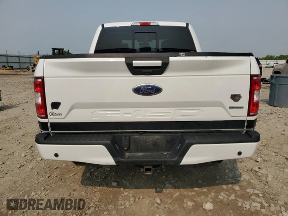 2018 Ford F-150 XL with VIN 1FTEW1EP7JFE27710, listed as a Copart auction lot 58837255 with 148,126 mi miles and Clean title. Bid and sale history available at DreamBid. Image 6.