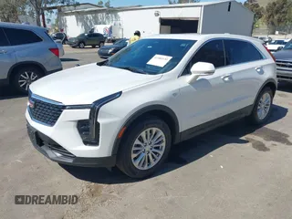 2024 Cadillac XT4 FWD Luxury with VIN 1GYAZAR42RF168331, listed as a IAAI auction lot 41980130 with 10,335 mi miles and . Bid and sale history available at carsss.com. Image 2.