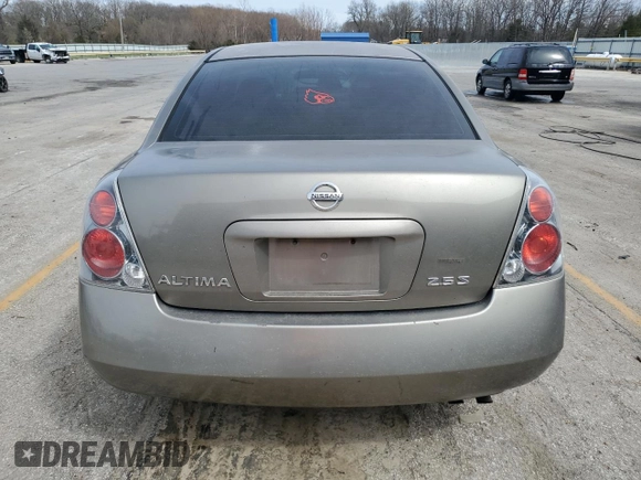 2005 Nissan Altima 2.5 with VIN 1N4AL11D35N918795, listed as a Copart auction lot 50006295 with 93,425 mi miles and Salvage Title. Bid and sale history available at carsss.com. Image 6.