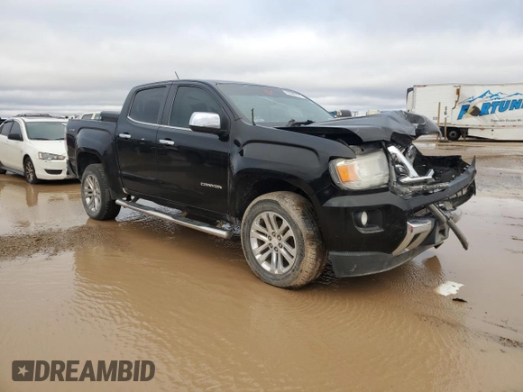 2015 GMC Canyon 4WD SLT with VIN 1GTG6CE38F1262174, listed as a Copart auction lot 80066724 with 154,267 mi miles and Salvage Title. Bid and sale history available at carsss.com. Image 4.