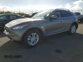 2013 Infiniti FX with VIN JN8CS1MU4DM141943, listed as a Copart auction lot 48251305 with 89,764 mi miles and Salvage title. Bid and sale history available at DreamBid. Image 1.