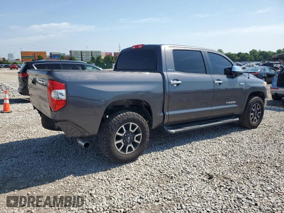 2017 Toyota Tundra Limited with VIN 5TFHW5F16HX677541, listed as a Copart auction lot 61197495 with 50,140 mi miles and Salvage title. Bid and sale history available at DreamBid. Image 3.