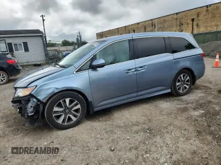 2014 Honda Odyssey Touring с VIN 5FNRL5H93EB010013, выставлен на аукционе Copart как лот 59318995 с пробегом 83 763 миль миль и Списание • Salvage title. История ставок и продаж доступна на DreamBid. Изображение 1.