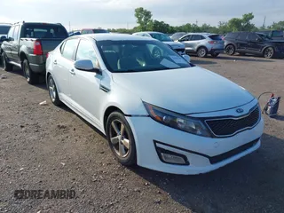 2015 Kia Optima LX with VIN 5XXGM4A77FG360573, listed as a IAAI auction lot 42648488 with 132,409 mi miles and . Bid and sale history available at DreamBid. Image 1.