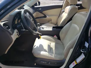 2009 Lexus IS 250 with VIN JTHCK262X92029131, listed as a Copart auction lot 63858915 with 129,451 mi miles and Salvage title. Bid and sale history available at DreamBid. Image 7.