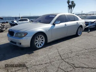 2006 BMW 7 Series 750Li with VIN WBAHN83586DT30641, listed as a Copart auction lot 57823535 with 115,739 mi miles and Salvage title. Bid and sale history available at DreamBid. Image 1.