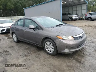 2012 Honda Civic LX с VIN 19XFB2F51CE094632, выставлен на аукционе Copart как лот 45150315 с пробегом 87 750 миль миль и Списание • Salvage title. История ставок и продаж доступна на DreamBid. Изображение 4.