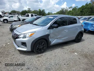 2024 Mitsubishi Mirage Black Edition z VIN ML32AWHJ5RH003449, wystawiony jako Copart lot #60317095 z przebiegiem 28 051 mil mil oraz Szkoda całkowita • Salvage title. Historia ofert i sprzedaży dostępna na DreamBid. Obrazek 1.