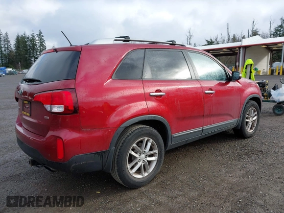 2014 Kia Sorento LX with VIN 5XYKT3A60EG438426, listed as a IAAI auction lot 41765847 with 166,897 mi miles and . Bid and sale history available at carsss.com. Image 4.