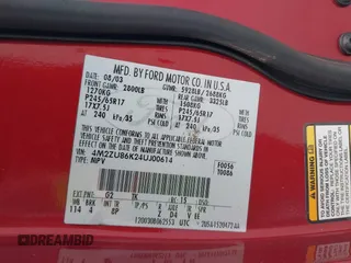 2004 Mercury Mountaineer Convenience с VIN 4M2ZU86K24UJ00614, выставлен на аукционе IAAI как лот 42576835 с пробегом 162 507 миль миль и . История ставок и продаж доступна на DreamBid. Изображение 9.