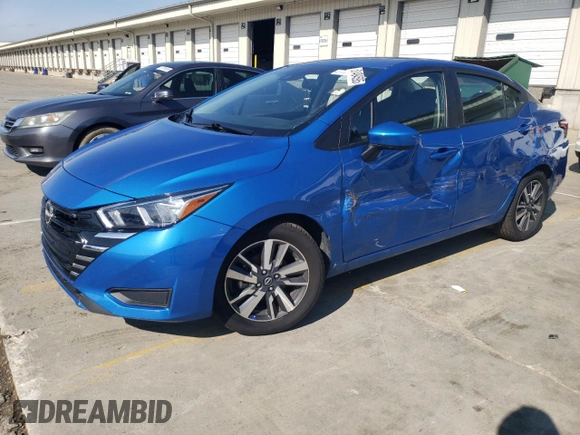 2023 Nissan Versa SV with VIN 3N1CN8EVXPL820278, listed as a Copart auction lot 51494595 with 60,923 mi miles and Salvage title. Bid and sale history available at DreamBid. Image 1.
