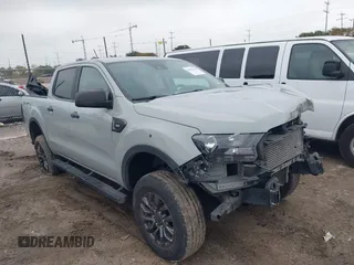2021 Ford Ranger XL with VIN 1FTER4EH5MLD16886, listed as a IAAI auction lot 41017206 with 54,496 mi miles. Bid and sale history available at carsss.com. Image 1.