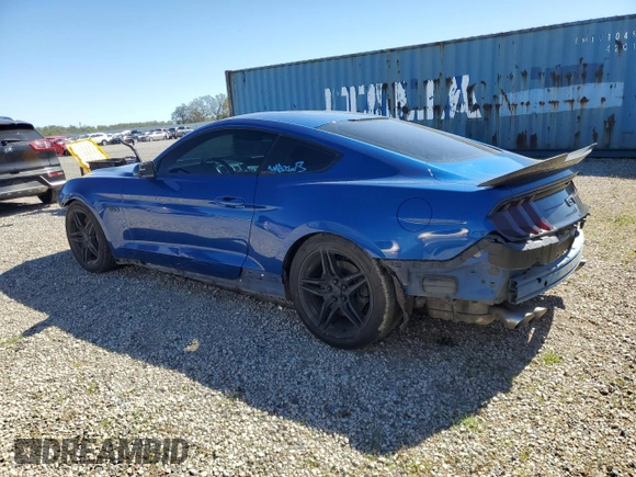 2018 Ford Mustang GT with VIN 1FA6P8CF6J5123803, listed as a Copart auction lot 50170805 with 132,751 mi miles and Salvage Title. Bid and sale history available at carsss.com. Image 2.