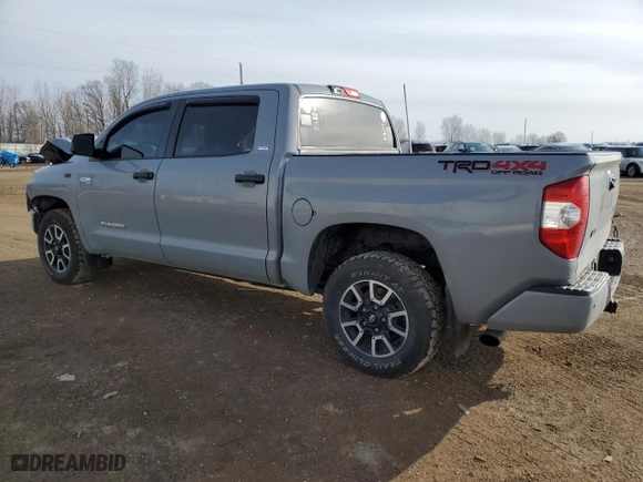 2018 Toyota Tundra 4WD SR5 with VIN 5TFDW5F14JX729463, listed as a Copart auction lot 49533295 with 136,657 mi miles and Salvage Title. Bid and sale history available at carsss.com. Image 2.