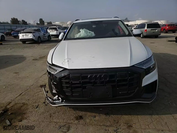 2022 Audi Q8 Prestige with VIN WA1FVBF10ND009783, listed as a Copart auction lot 72641682 with 7,089 mi miles. Bid and sale history available at carsss.com. Image 12.
