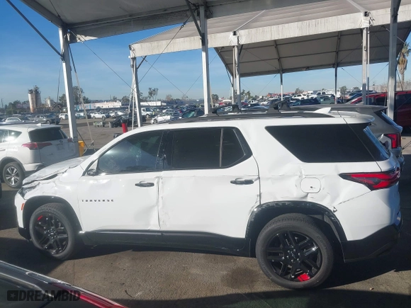 2023 Chevrolet Traverse Premier with VIN 1GNERKKW2PJ239022, listed as a IAAI auction lot 41389918 with 10,326 mi miles. Bid and sale history available at carsss.com. Image 13.