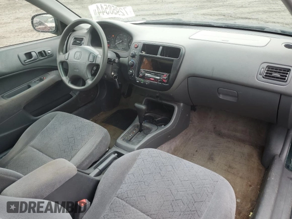 1999 Honda Civic EX with VIN 1HGEJ8242XL078968, listed as a Copart auction lot 72958544 with 269,009 mi miles and Salvage Title. Bid and sale history available at carsss.com. Image 8.