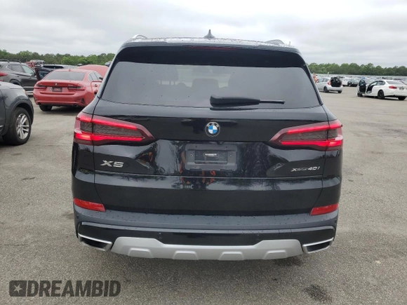 2020 BMW X5 xDrive40i with VIN 5UXCR6C09L9C95232, listed as a Copart auction lot 60697765 with 30,017 mi miles and Salvage title. Bid and sale history available at DreamBid. Image 6.