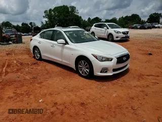 2015 Infiniti Q50 Premium with VIN JN1BV7AR1FM412660, listed as a Copart auction lot 61007025 with 111,021 mi miles and Salvage title. Bid and sale history available at DreamBid. Image 13.
