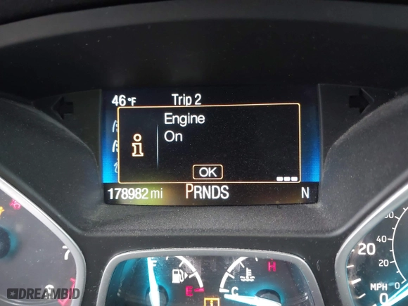 2017 Ford Escape S with VIN 1FMCU0F78HUB51156, listed as a IAAI auction lot 41845673 with 178,982 mi miles. Bid and sale history available at carsss.com. Image 15.