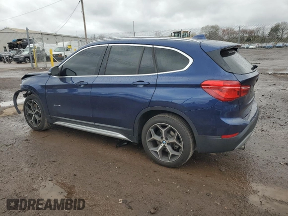 2017 BMW X1 xDrive28i with VIN WBXHT3C3XH5F69573, listed as a Copart auction lot 52719715 with 93,981 mi miles and Salvage Title. Bid and sale history available at DreamBid. Image 2.