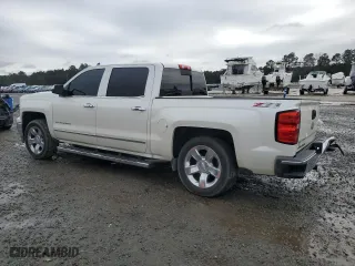2015 Chevrolet Silverado 1500 LTZ with VIN 3GCUKSEJ5FG363665, listed as a Copart auction lot 86437574 with 122,824 mi miles and Salvage Title. Bid and sale history available at carsss.com. Image 2.