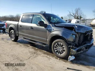 2019 Ford F-150 XL with VIN 1FTEW1EPXKFA94758, listed as a Copart auction lot 46749185 with 51,646 mi miles and Salvage Title. Bid and sale history available at carsss.com. Image 4.