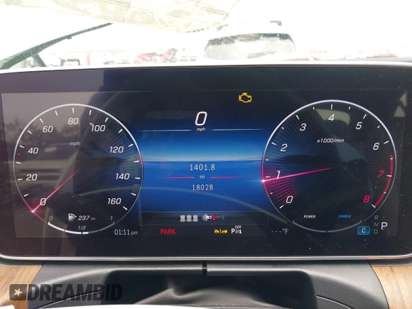 2023 Mercedes-Benz C 300 with VIN W1KAF4GB7PR092981, listed as a IAAI auction lot 42373437 with 18,028 mi miles and . Bid and sale history available at DreamBid. Image 7.