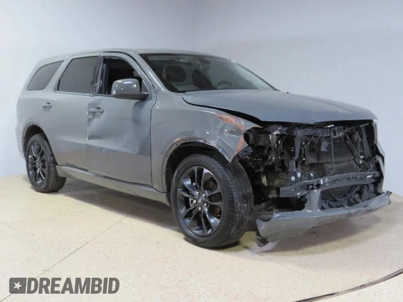 2020 Dodge Durango GT Plus with VIN 1C4RDHDG5LC130263, listed as a Copart auction lot 44403145 with 34,595 mi miles and Salvage title. Bid and sale history available at DreamBid. Image 1.