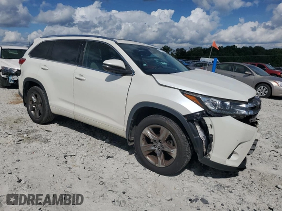 2018 Toyota Highlander Limited z VIN 5TDDZRFH2JS905752, wystawiony jako Copart lot #65187645 z przebiegiem 142 054 mil mil oraz Nie do naprawy • Non repairable. Historia ofert i sprzedaży dostępna na DreamBid. Obrazek 4.