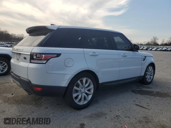 2017 Land Rover Range Rover Sport HSE with VIN SALWR2FV8HA172919, listed as a Copart auction lot 50014795 with 63,112 mi miles and Clean Title. Bid and sale history available at carsss.com. Image 3.