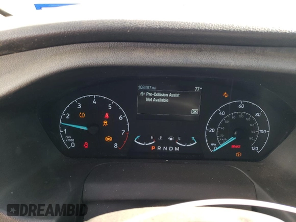 2023 Ford Transit Cargo z VIN 1FTBR1X81PKA66166, wystawiony jako Copart lot #46865065 z przebiegiem 108 487 mil mil oraz Szkoda całkowita • Salvage title. Historia ofert i sprzedaży dostępna na DreamBid. Obrazek 9.