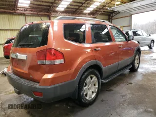 2009 Kia Borrego EX with VIN KNDJH741795017435, listed as a Copart auction lot 86331174 with 257,271 mi miles and Clean Title. Bid and sale history available at DreamBid. Image 3.