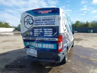 2017 Ford Transit with VIN 1FTYR2CM1HKB20585, listed as a IAAI auction lot 41769400 with Not Provided miles. Bid and sale history available at carsss.com. Image 4.