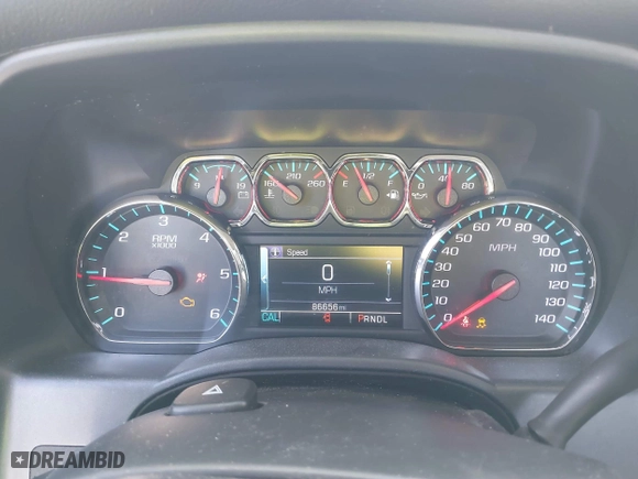 2018 Chevrolet Silverado 1500 LT with VIN 1GCVKREC6JZ266420, listed as a IAAI auction lot 41660687 with 86,656 mi miles. Bid and sale history available at carsss.com. Image 7.