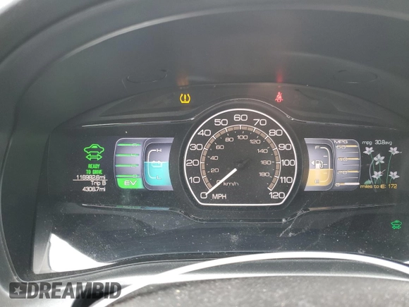 2011 Lincoln MKZ Hybrid z VIN 3LNDL2L34BR770338, wystawiony jako Copart lot #44692205 z przebiegiem 116 982 mil mil oraz Szkoda całkowita • Salvage title. Historia ofert i sprzedaży dostępna na DreamBid. Obrazek 9.